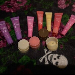 LANEIGE Lip Balm & Gloss Set - Purple, Pink, Orange, Yellow